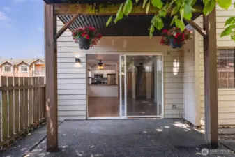 Covered patio