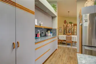 Hallway from Kitchen to formal dining room