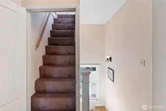 Don't miss the 3rd story with extra room, storage, and 1/2 bath!