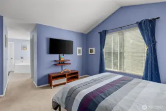 Large primary with easy access to primary bath!