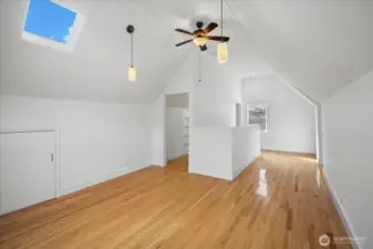 Upstairs loft space