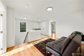 Landing Outside of Bedroom Suite #2 & Bedroom #5: Offers Lounge Area, With Laundry Room and Utility Sink.