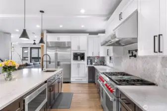 Kitchen layout has been perfected