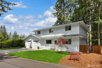 Easy to maintain front yard with great curb appeal