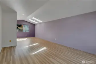 to the right of entry Bonus room or ground floor Primary Bedroom