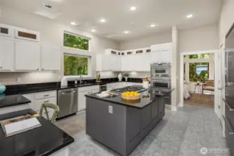 Plenty of workspace and room for multiple cooks