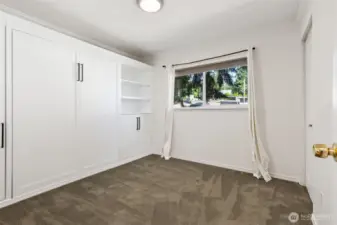 Main Floor Bedroom with Murphy Bed