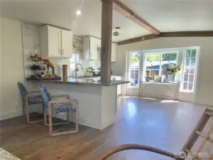 large open kitchen floor plan