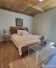 Wood Ceilings in second bedroom