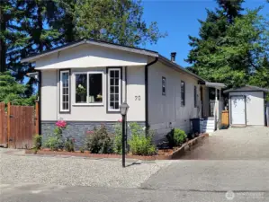 Storage Shed & 2-Car Parking, 3 if smaller vehicles
