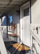 main entry porch area.