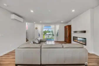View from dining area
