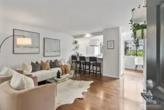 This home only shares one stairwell wall with the neighbor.