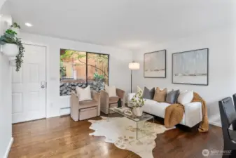 Enjoy the privacy of being an end-unit in a micro community of only 4 homes.