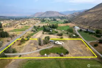 3.71 acres of irrigated flat land.