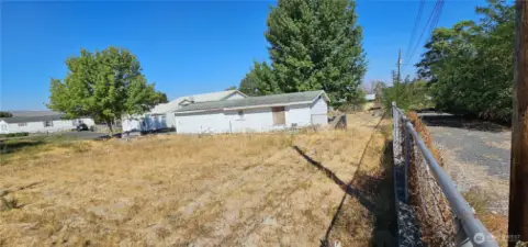 Large backyard looking north west