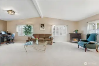 Vaulted Living Room