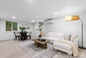 Huge lower level entertainment space