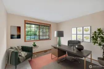 This room was virtually staged.