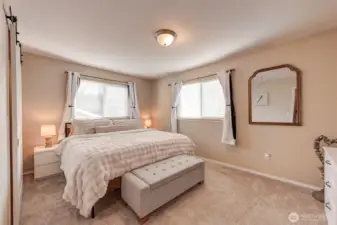 Primary bedroom!