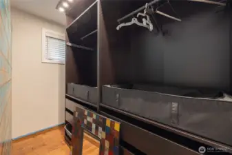 Walk-in closet in bonus/primary...