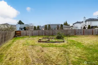 Backyard looking west...