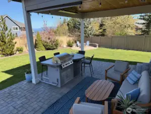 Outdoor living space features include Covered Patio Bull Barbeque, built in Heaters