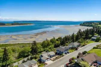 Looking south towards Camano Island and Mt. Rainier. Perfectly located, you'll appreciate the close proximity to all the amenities of the city.