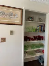 Display or pantry space~