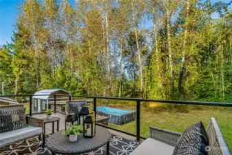 Deck off dining room