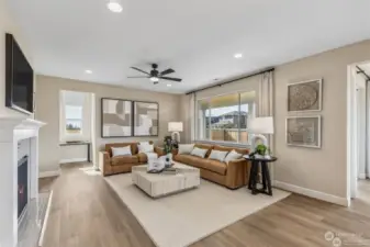 Photo from model home - same floor plan - same community