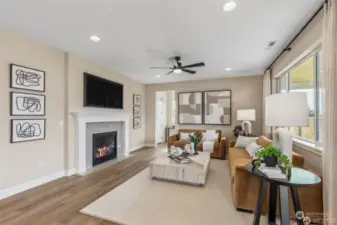 Photo from model home - same floor plan - same community