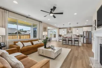 Photo from model home - same floor plan - same community