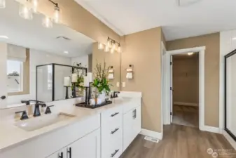 Photo from model home - same floor plan - same community