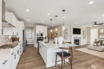 Photo from model home - same floor plan - same community