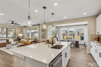 Photo from model home - same floor plan - same community