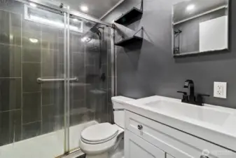 Hallway bathroom