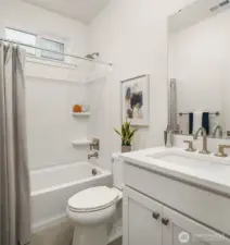 Photos are of a furnished Daisy for demonstration purposes only. Surfaces and finishes may differ.