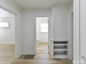 Built in storage