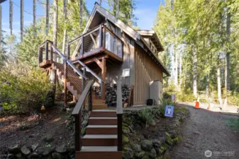 View to Garage from Cabin