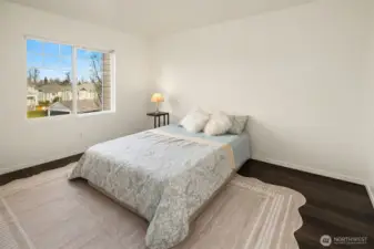 Primary Bedroom Suite with walk-in closet & full bathroom