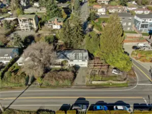 Aerial perspective  looking north