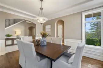 Harwood flooring throughout.