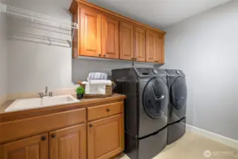 Main floor laundry room.
