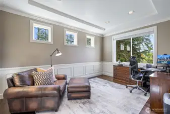 Main floor office with a walk-in closet. It also makes a great bedroom.