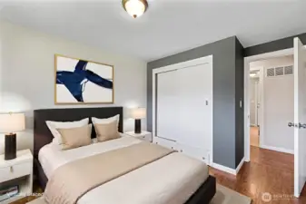 Virtually Staged bedroom 3