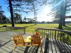 Sit on your back deck and enjoy the beautiful views of the golf course!