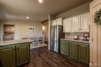 Kitchen is spacious and functional