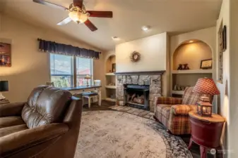 Huge family room with space for everyone to gather!