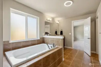 Primary Bathroom Large Soaking Tub